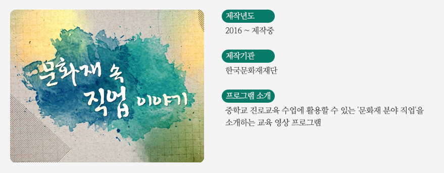 문화재속 직업이야기